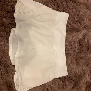 Lulu lemon white tennis skirt